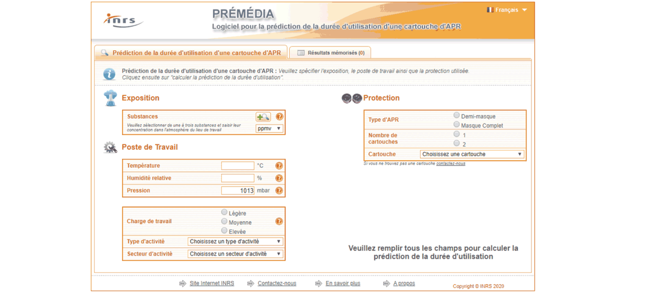 Page d'accueil de PRÉMÉDIA