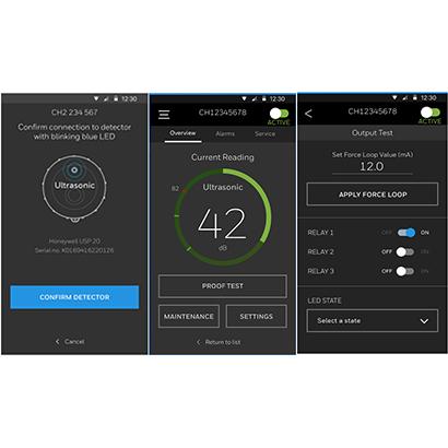 Détecteur de gaz fixe SEARCHZONE SONIK - Application smartphone