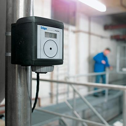 Détecteur de gaz fixe POLYTRON 3000 - application