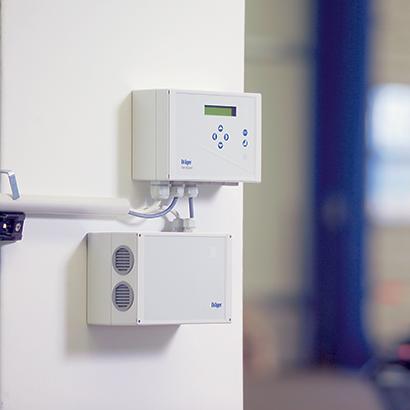 Centrale de détection gaz VARIOGARD - application