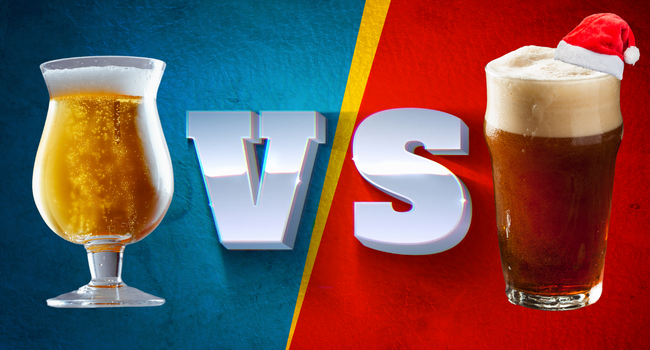 Bière de Noël VS bière traditionnelle