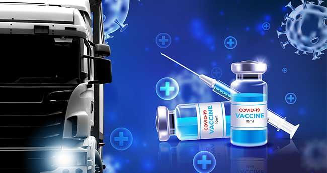 Le transport en masse des vaccins