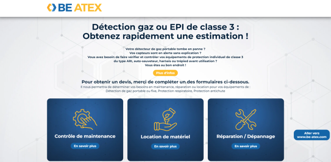 Comment utiliser le portail BE ATEX Service ?