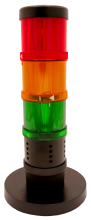 Détecteur monogaz CO2 avec feu de signalisation tricolore